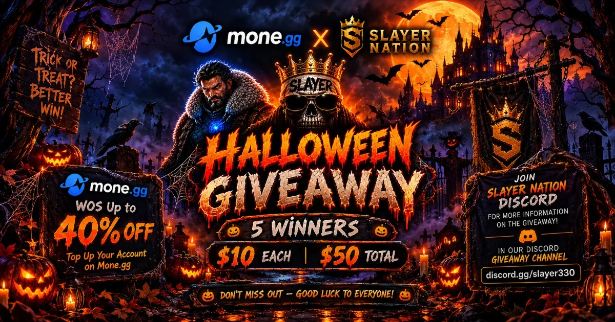 5 Lucky Winners will receive 10$ to use at Mone.gg!